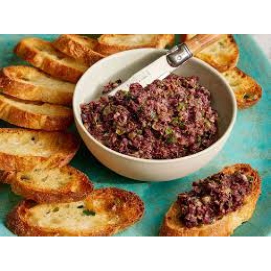 Tapenade d'olives au basilic et ail 100g (prix TTC)